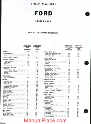 ford 6000 commander shop manual page 1