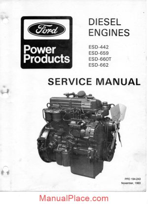 ford diesel engine esd service manual page 1