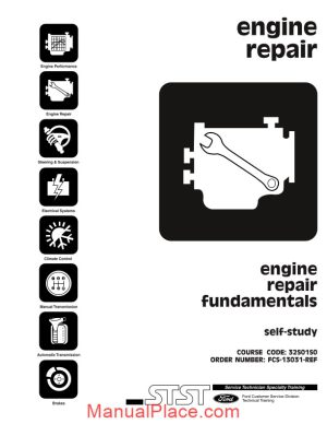 ford engine repair fundamentals self study page 1