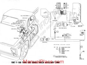 ford f100 1967 electric diagram page 1