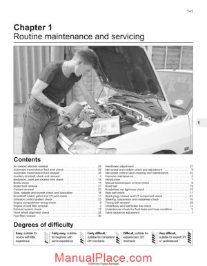 ford fiesta 1995 service and repair manual page 1
