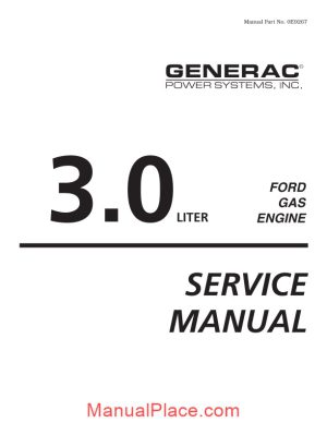 ford generic 3 0l service manual page 1