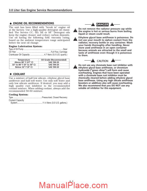 ford generic 3 0l service manual page 4