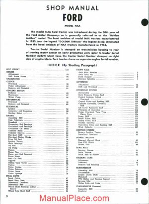ford naa shop manual page 1