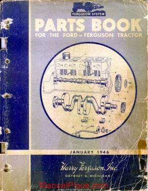 ford tractor parts book 1946 january edition page 1