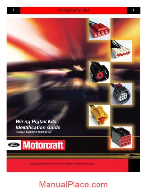 ford wiring pigtail kits identification guide page 1