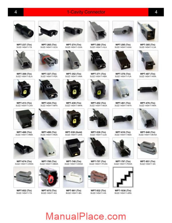 ford wiring pigtail kits identification guide page 4