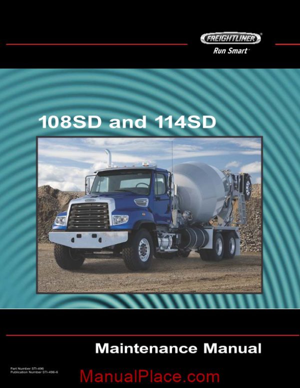 freightliner 108sd and 114sd maintenance manual 20f17202 page 1