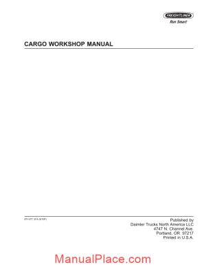 freightliner cargo workshop manual page 1