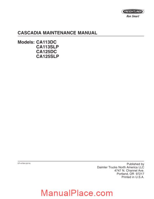 freightliner cascadia maintenance manual 20f17216 page 2