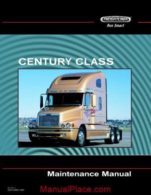 freightliner century class trucks maintenance manual 20f17213 page 1
