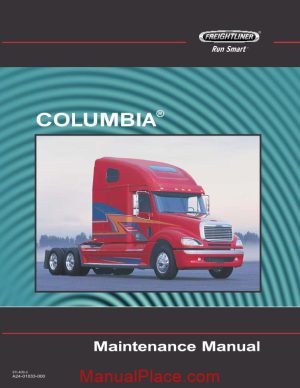 freightliner columbia maintenance manual 20f17219 page 1
