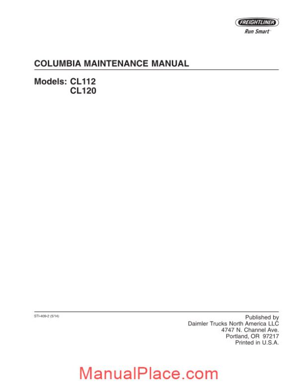 freightliner columbia maintenance manual 20f17219 page 2