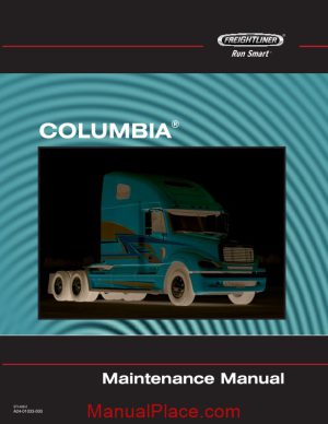 freightliner columbia maintenance manual page 1
