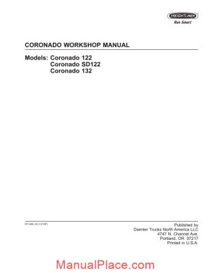 freightliner coronado workshop manual page 1
