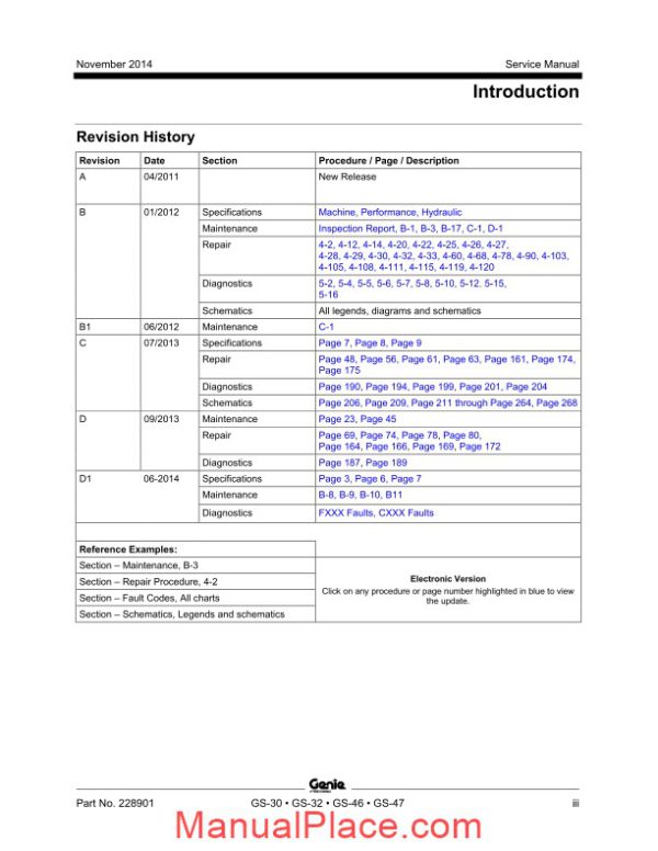 genie gs 4047 from sn 12c 101 gs 4047 pn 228901 service manual page 3