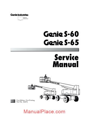 genie s60 s65 service manual page 1