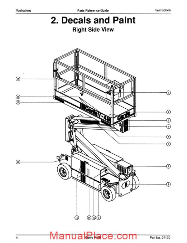 genie scissors lift v 4m parts manuals page 4