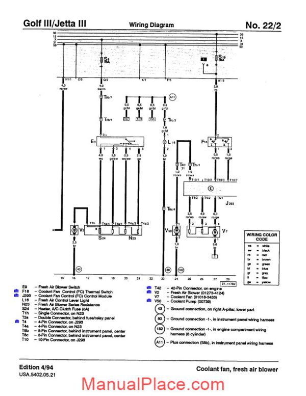 golf jetta volkswagen wiring diagram page 3