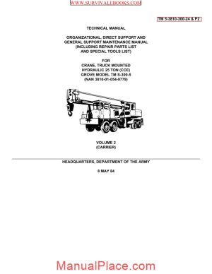 grove crane tm s 300 5 technical manual page 1