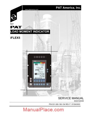 grove iflex5 pat load moment indicator service manual page 1