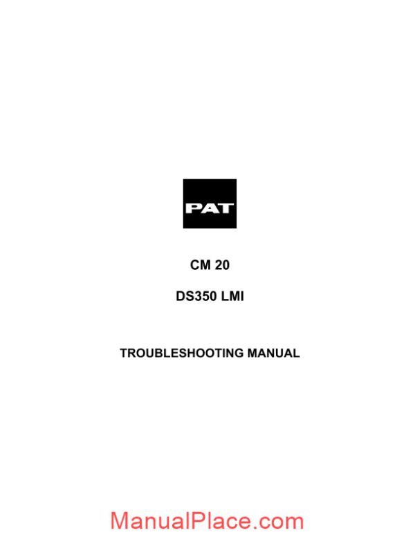 grove pat cm20 ds350 lmi troubleshooting manual page 1