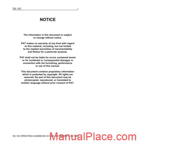 grove pat ds105 operation zone system operator manual page 3