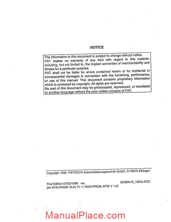 grove pat load moment indicator ds350 1307 operator manual page 2