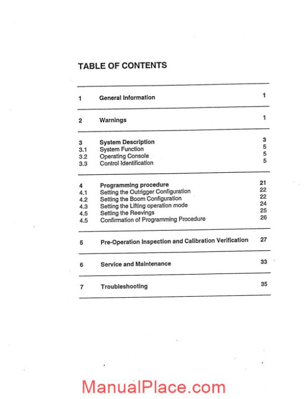 grove pat load moment indicator ds350 1307 operator manual page 3