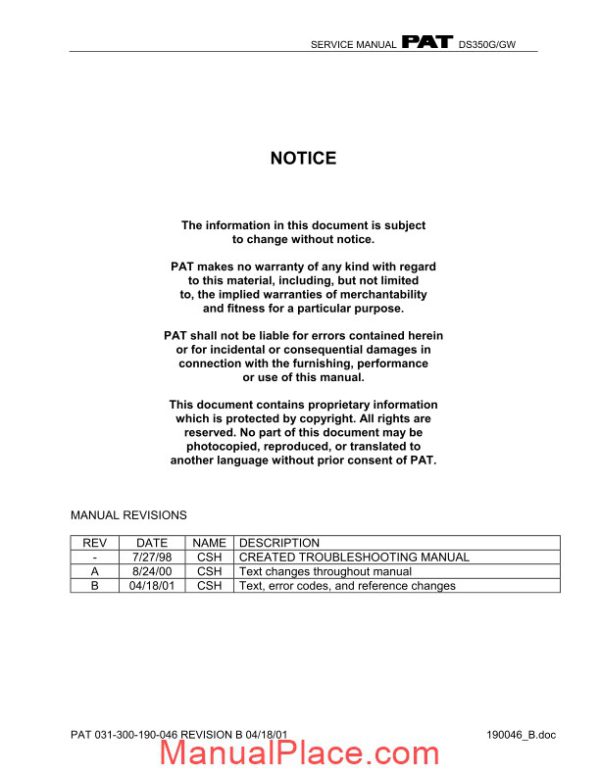 grove pat load moment indicator ds350g gw service manual page 3