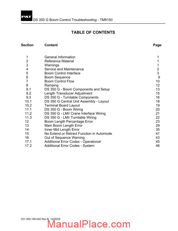 grove pat load moment indicator tm9150 operator manual page 3