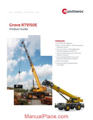 grove rt9150e product guide page 1