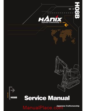hanix h08b service manual page 1