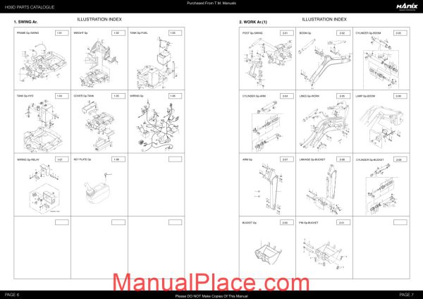 hanix h09dpc parts catalog page 4