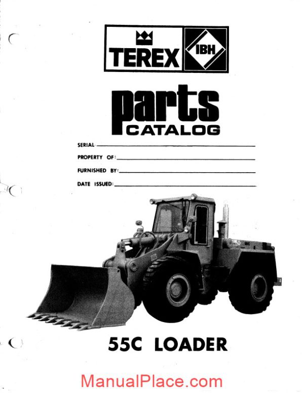 hanomag hanomag built terex 55c pm 3091151m1 parts book page 1