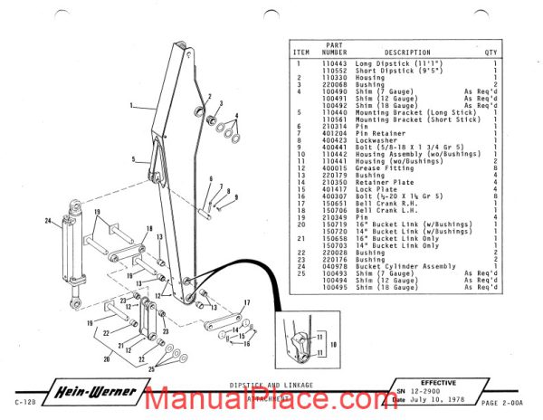 hein warner c12b pm 9308137 parts book page 4