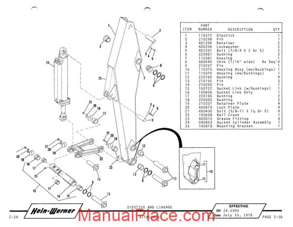 hein warner c24 pm 9308139 parts book page 4