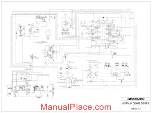 hidromek 200w 3 hydraulic diagram page 1