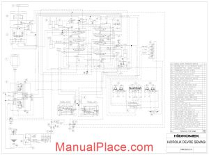 hidromek 220lc 3 hydraulic diagram page 1