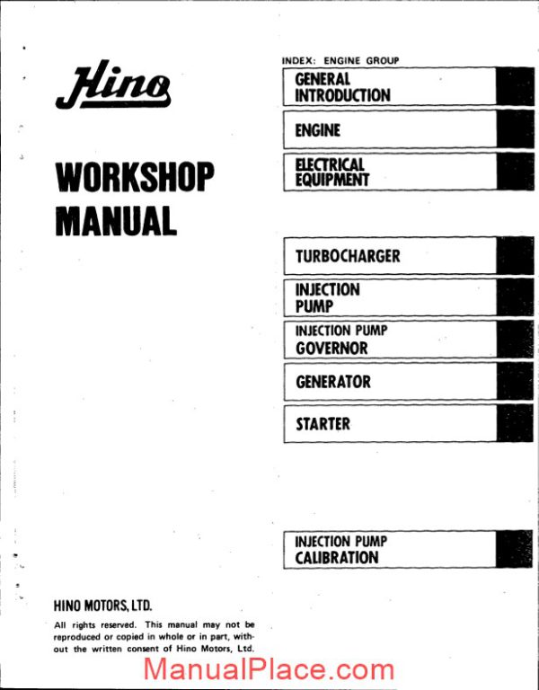 hino 13 3l gas engine service manual lexe0606 00 page 4