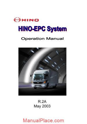 hino epc manual page 1