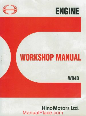 hino rb145 motors workshop manual wo4 page 1