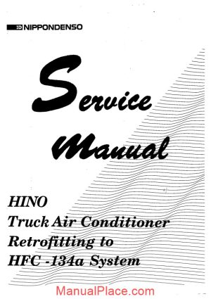 hino truck air conditioner service manual page 1