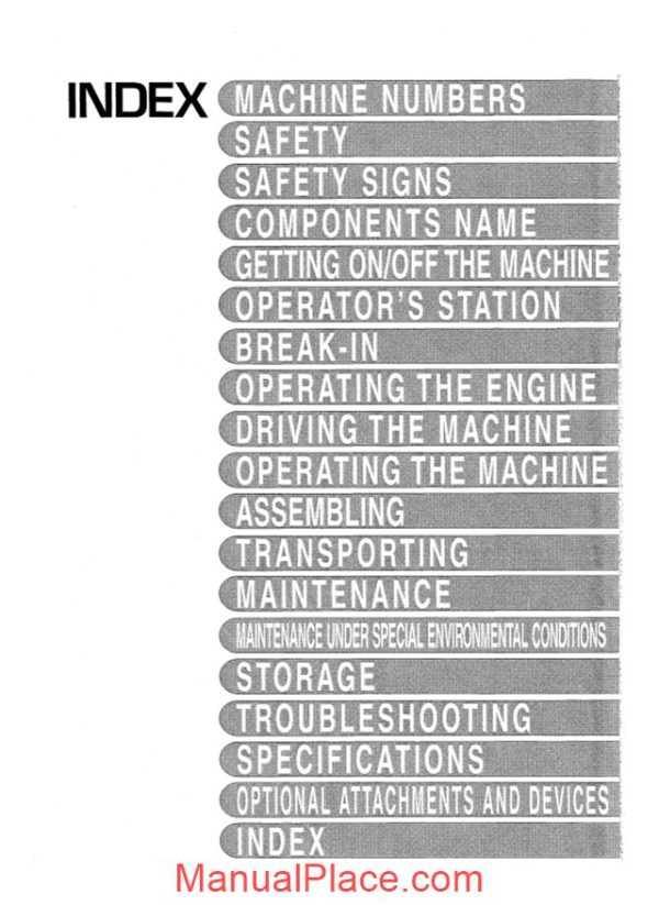 hitachi excavator zaxis 800 850h operations manual page 3