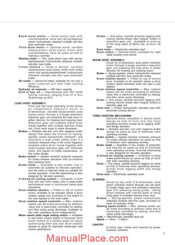 hitachi sumitomo scx1500 2 hydraulic crawler crane specifications page 3