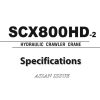 hitachi sumitomo scx800hd 2 hydraulic crawler crane specifications page 1