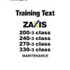 hitachi zaxis 200 240 270 3 class training text maintenance page 1