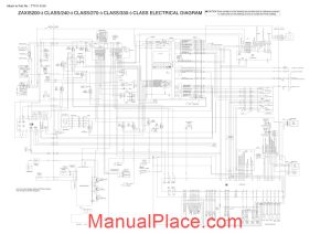 hitachi zaxis 200 240 270 330 3 class electrical diagram page 1