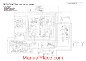 hitachi zaxis 330 3 class hydraulic circuit diagram page 1