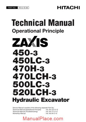 hitachi zaxis 450 470h 450lc 470lch 500lc 520lch 3 technical manual page 1